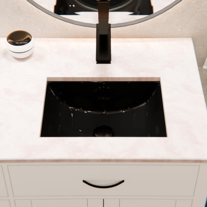 Novatto GF-368S Series traditional single handle bathroom faucet with polished finish, mounted on a white bathroom sink.