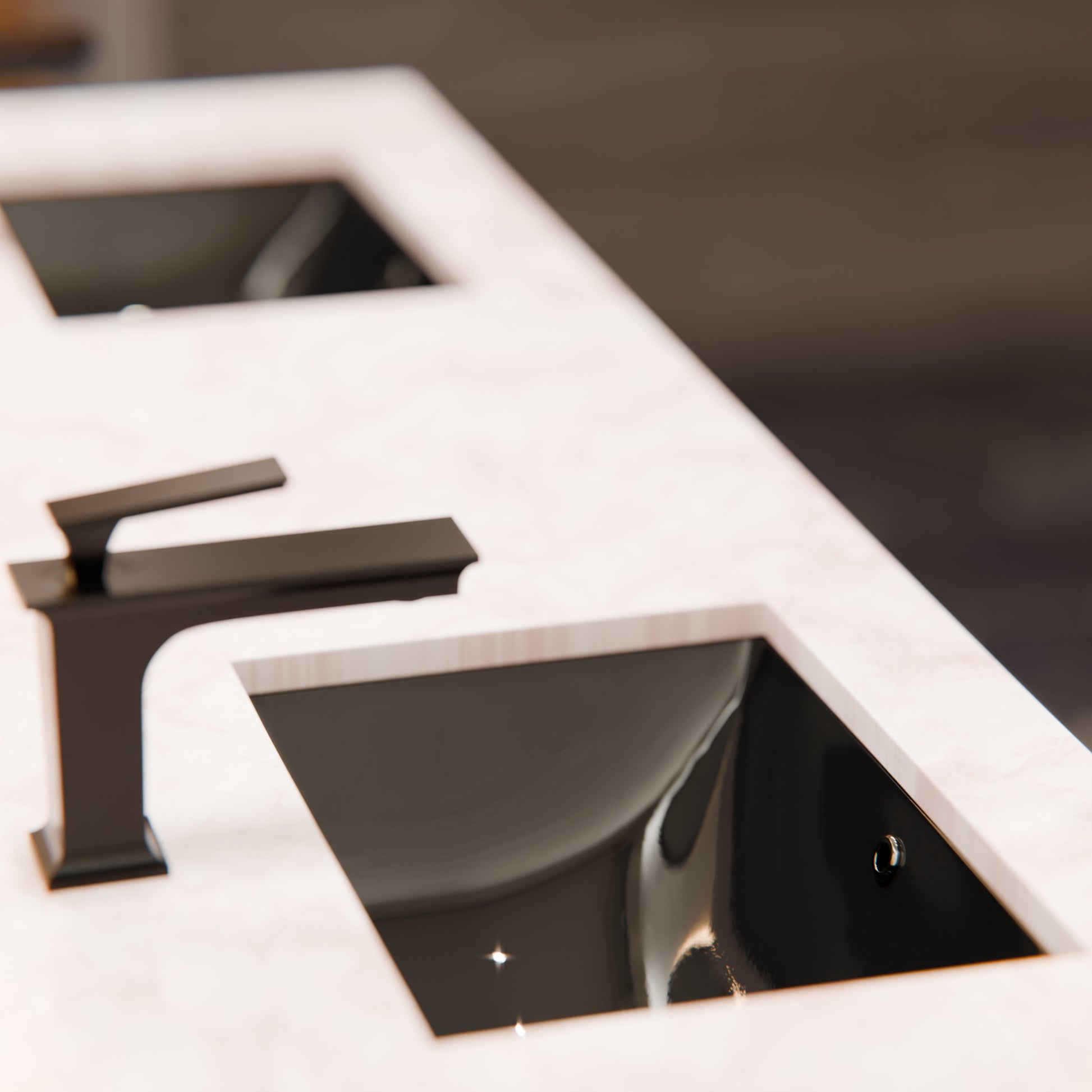 Novatto single lever bathroom faucet handle part set from 368-HNDL series, shown in polished finish with mounting details.