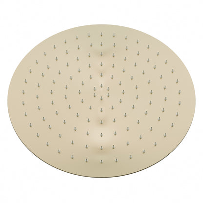 Novatto 10-inch round rainfall shower head for shower and bathtub, featuring a sleek chrome finish and multiple water spray settings.