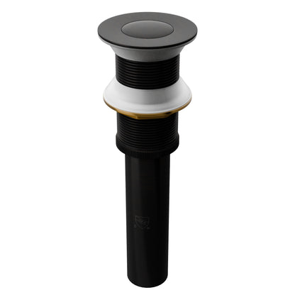 Solid Brass Pop-up Clicker Drain Less Overflow - PDA-001 Series