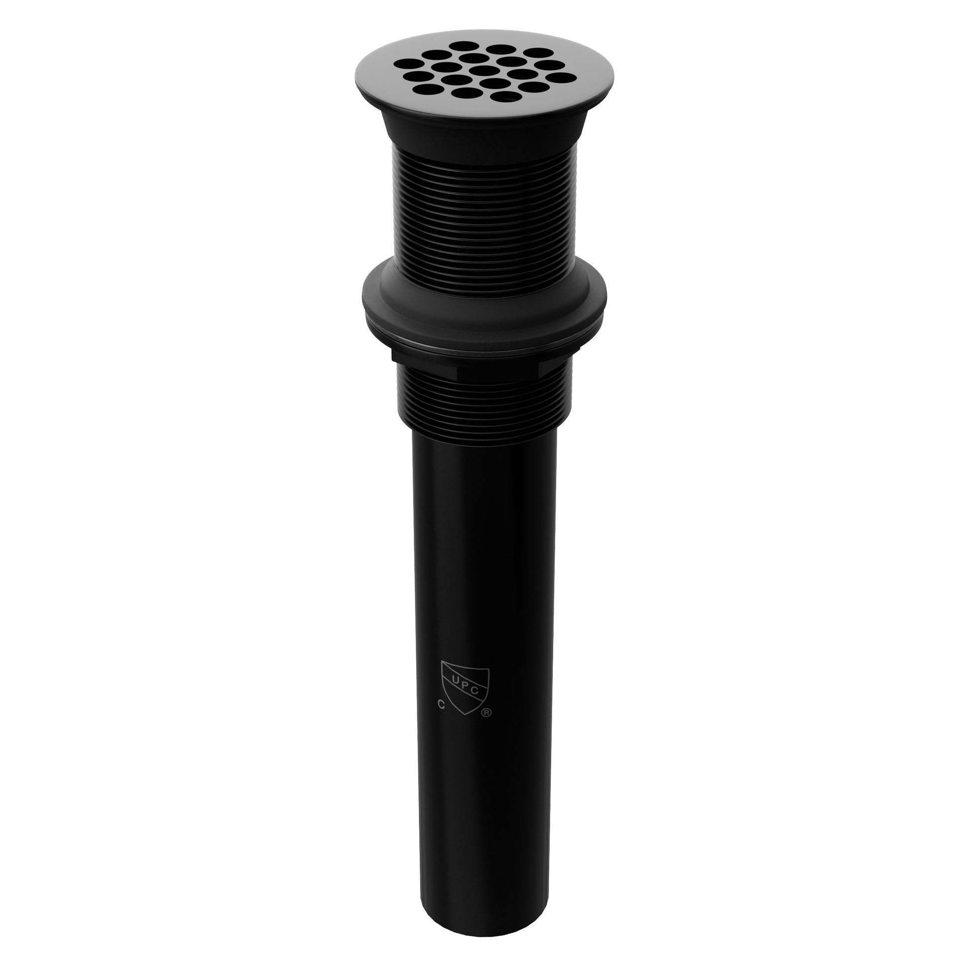 Novatto STD Series strainer drain without overflow, bathroom sink accessory, with metal finish and durable construction