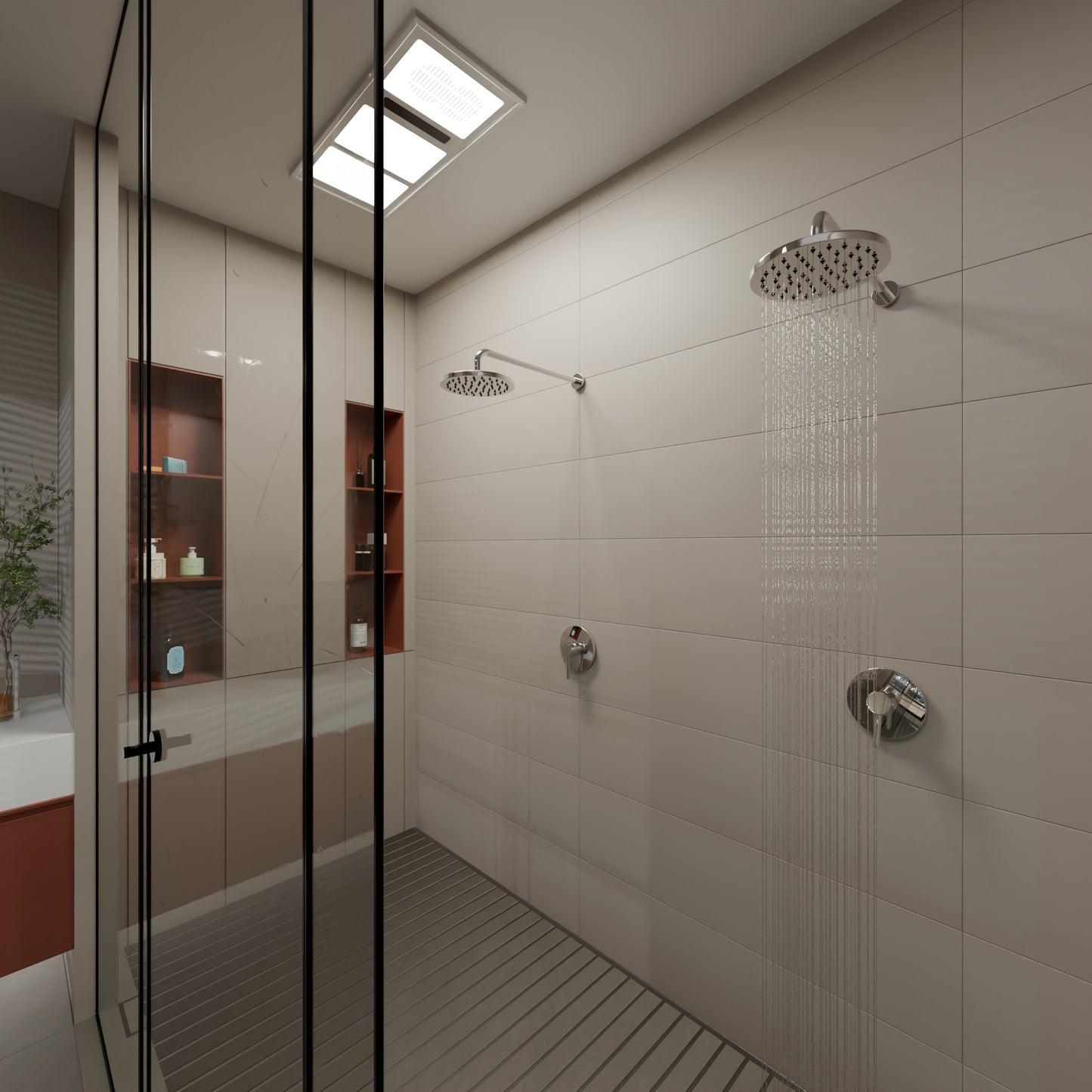 HALO Shower Set with Rough-in Valve - TBS-18015 Series