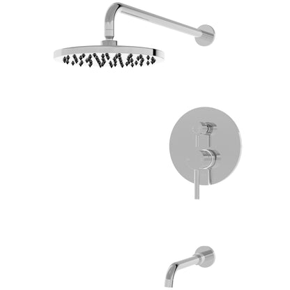 RADIANCE Shower and Bathtub Combo Set with Rough-in Valve - TBS-18015-TS Series