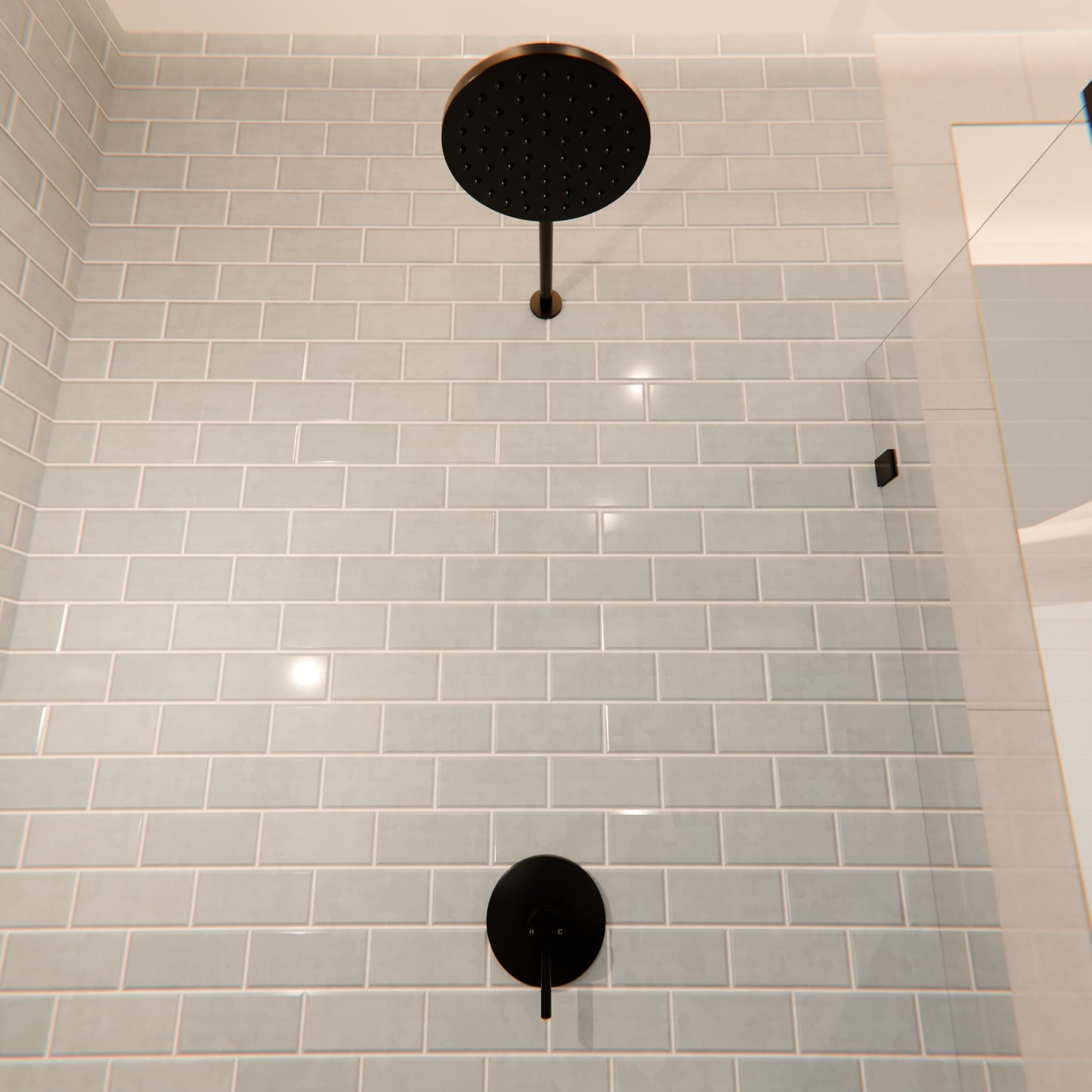 HALO Shower Set with Rough-in Valve - TBS-18015 Series