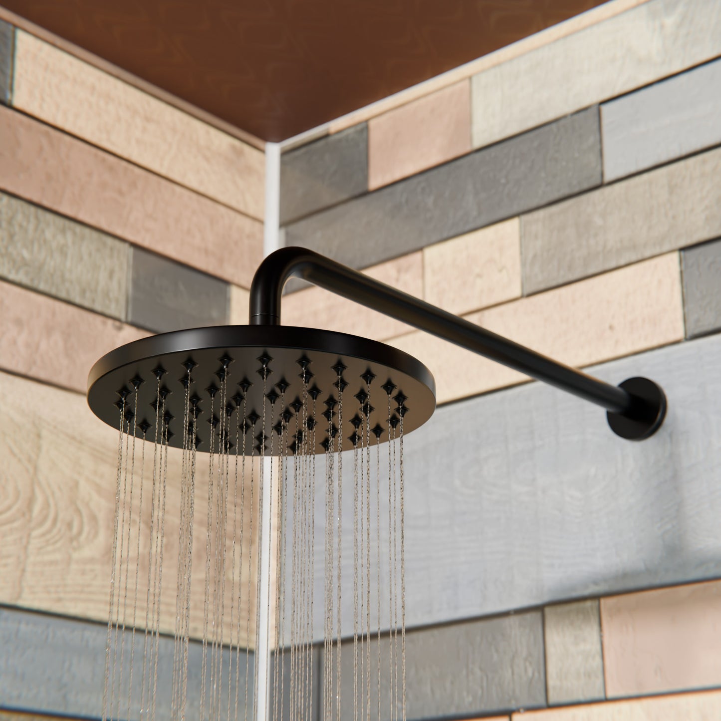 RADIANCE Shower and Bathtub Combo Set with Rough-in Valve - TBS-18015-TS Series