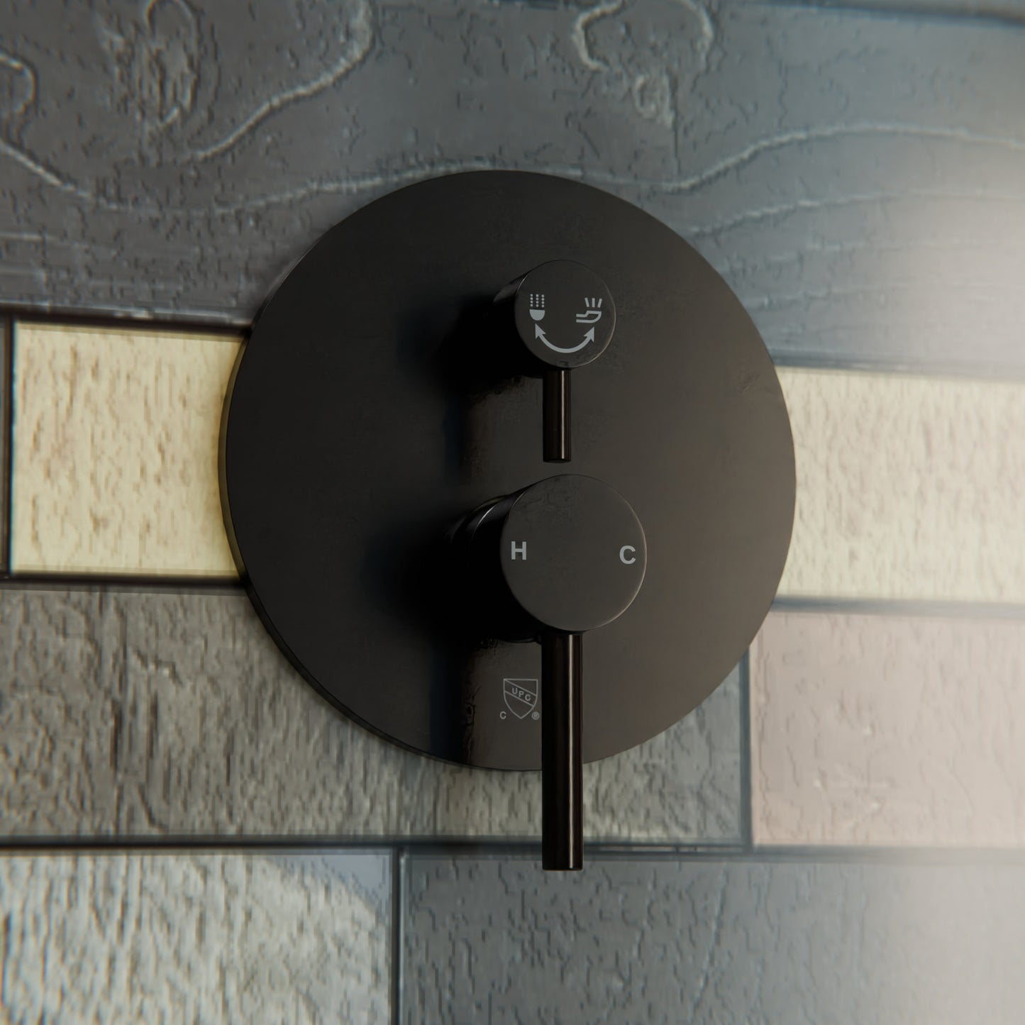 RADIANCE Shower and Bathtub Combo Set with Rough-in Valve - TBS-18015-TS Series