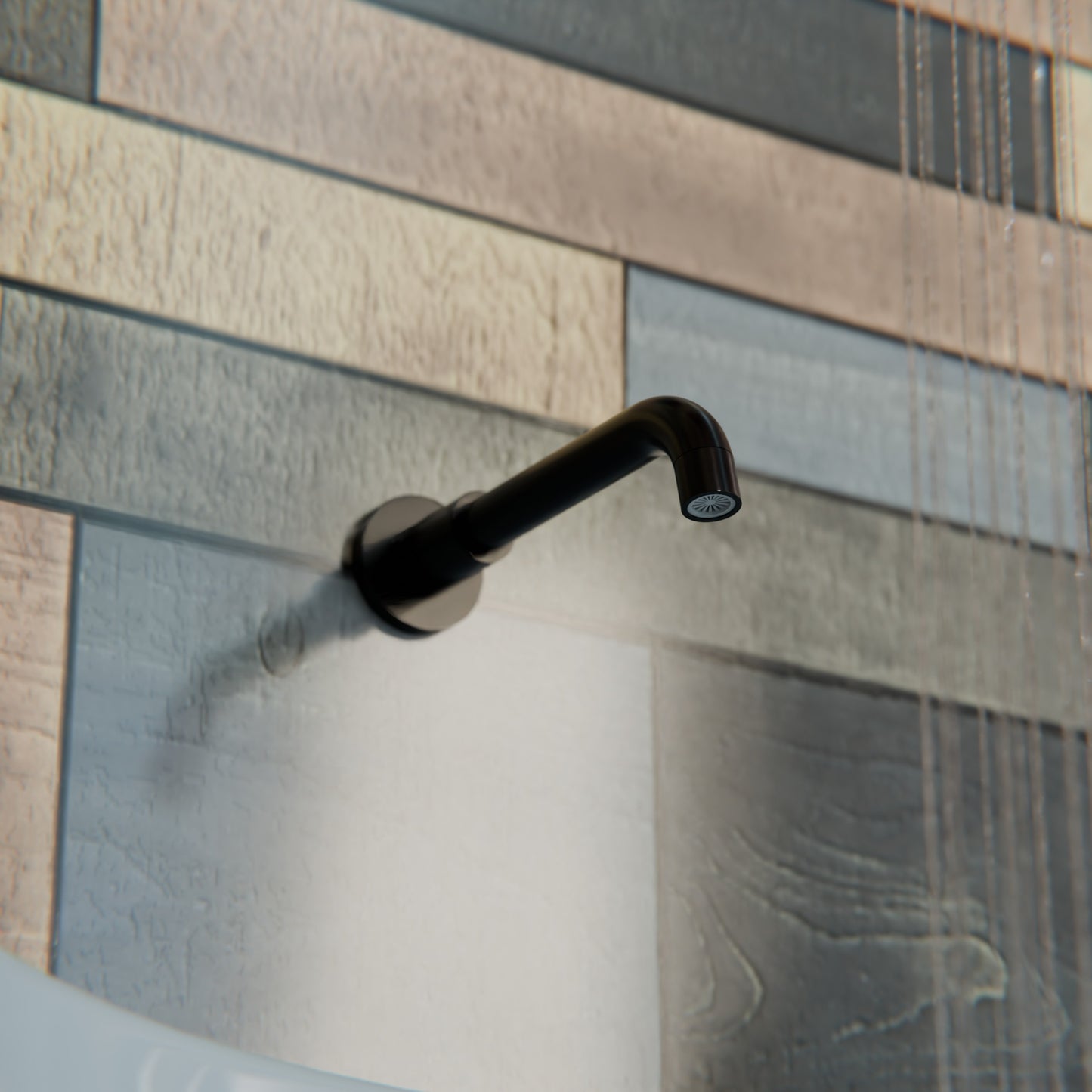 RADIANCE Shower and Bathtub Combo Set with Rough-in Valve - TBS-18015-TS Series