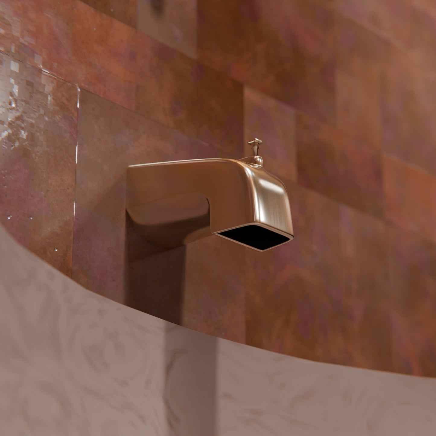 NIMBUS Shower and Bathtub Combo Set with Rough-in Valve - TBS-18022-TS Series