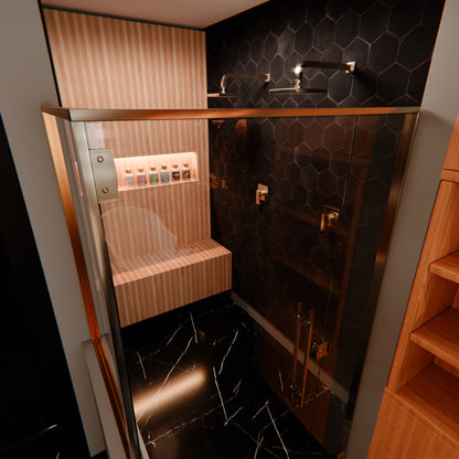 CROWN Shower Set with Rough-in Valve - TBS-18023 Series