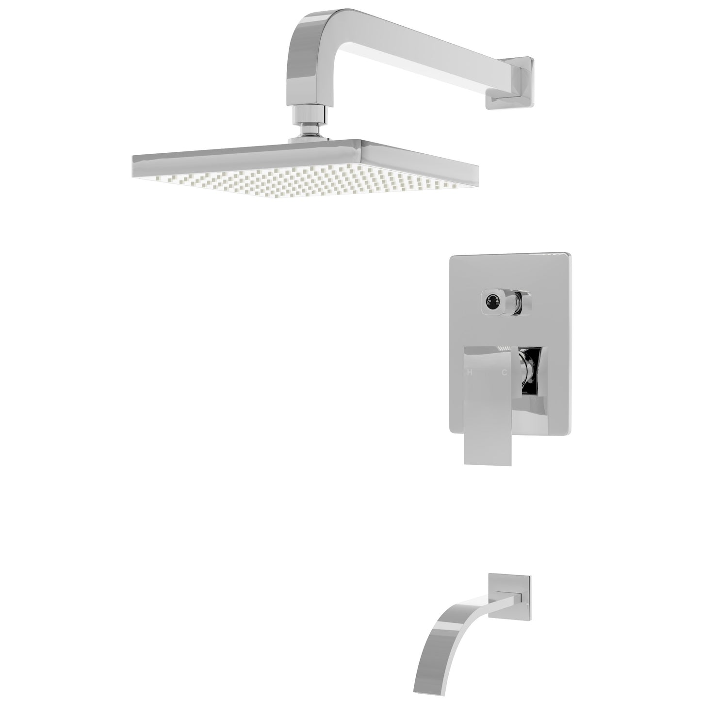 ARTIN Shower and Bathtub Combo Set with Rough-in Valve - TBS-18023-TS Series