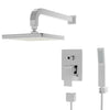 MODERN Shower Set with Rough-in Valve and Wand - TBS-18025 Series