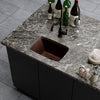 Rectangle Hammered Copper Bar Sink, TCB-002AN