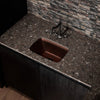 Rectangle Hammered Copper Bar Sink, TCB-002AN