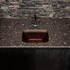 Rectangle Hammered Copper Bar Sink, TCB-002AN