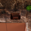 Square Hammered Copper Bar Sink, TCB-003AN