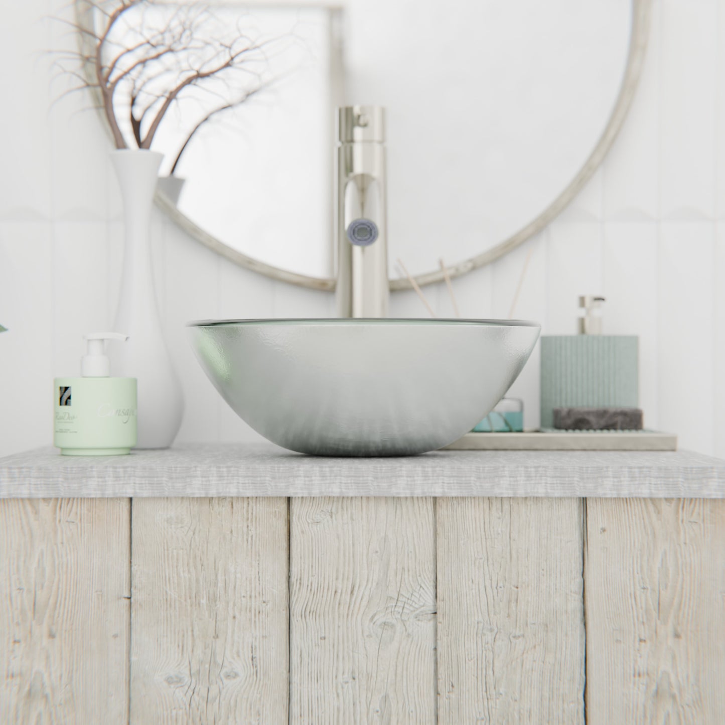 Dalyss Contemporary Single Hole Vessel Bath Faucet, BM-012 Series