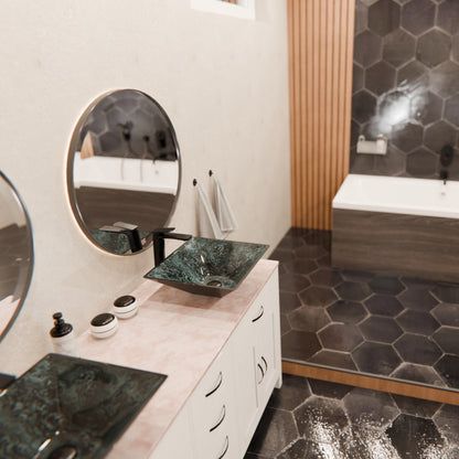 Thix Modern Single Hole Vessel Bathroom Faucet, NBF-005 Series