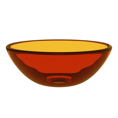 Mini 12" Clear Tea Glass Vessel Sink Combo NSFC-168T-1217003ORB