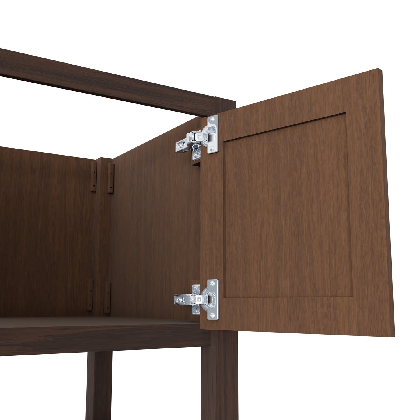 30-inch Novatto café mocha bath vanity accessory with elegant finish, featuring a sleek design and detailed craftsmanship.