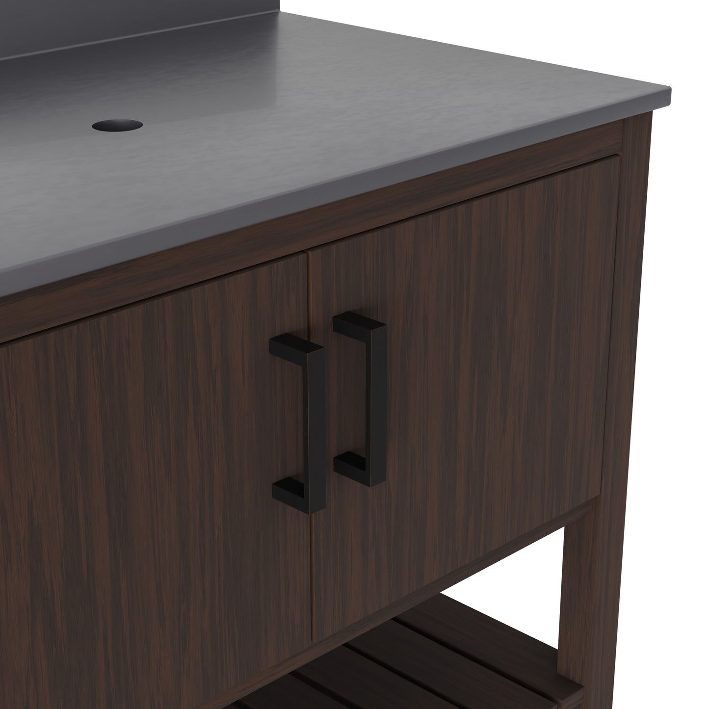 36-inch Vanity with Storm Grey Quartz Counter NOBV-36CM-280