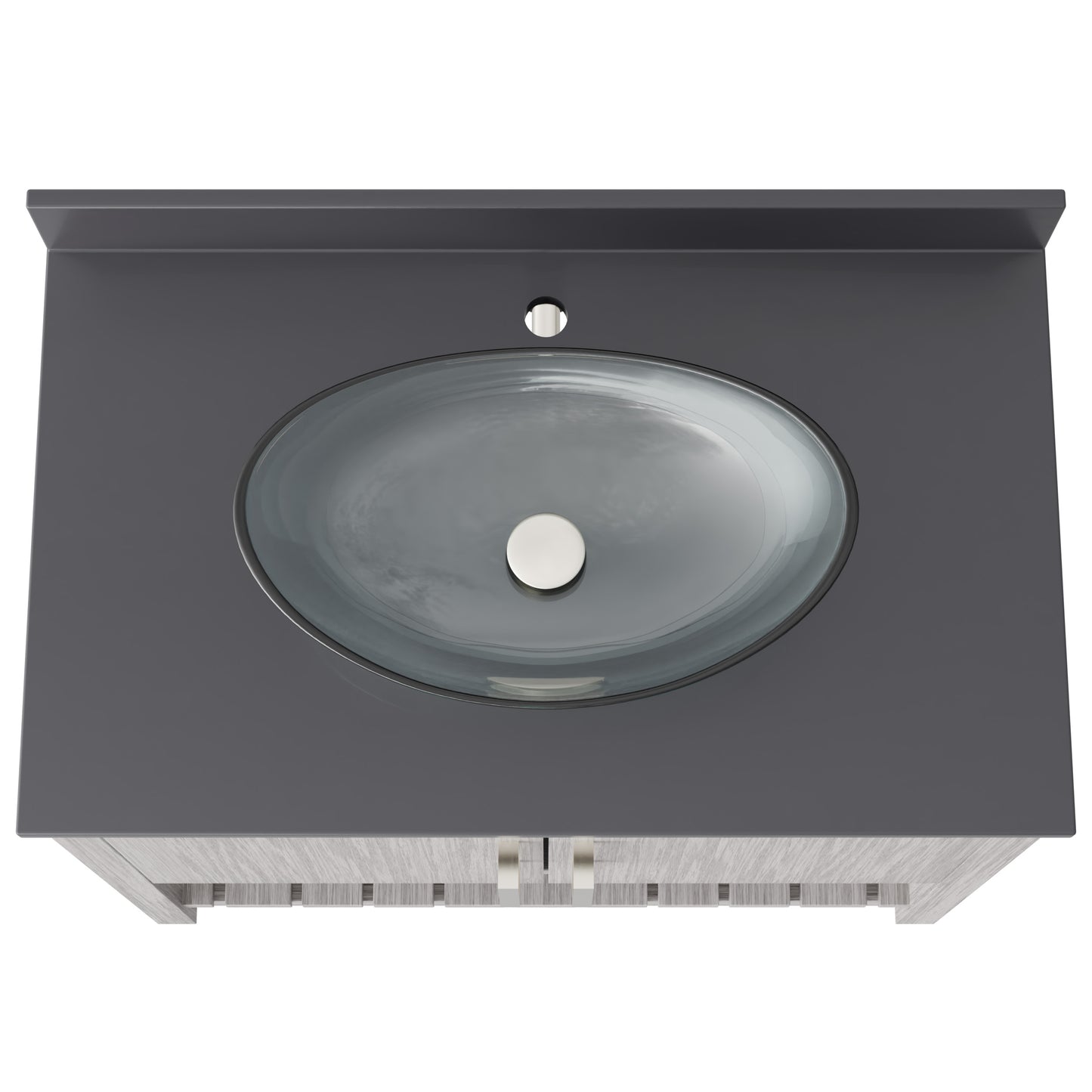 36-inch Bath Vanity with Storm Grey Quartz Counter and Sink - NOBV-36SG-280-324C