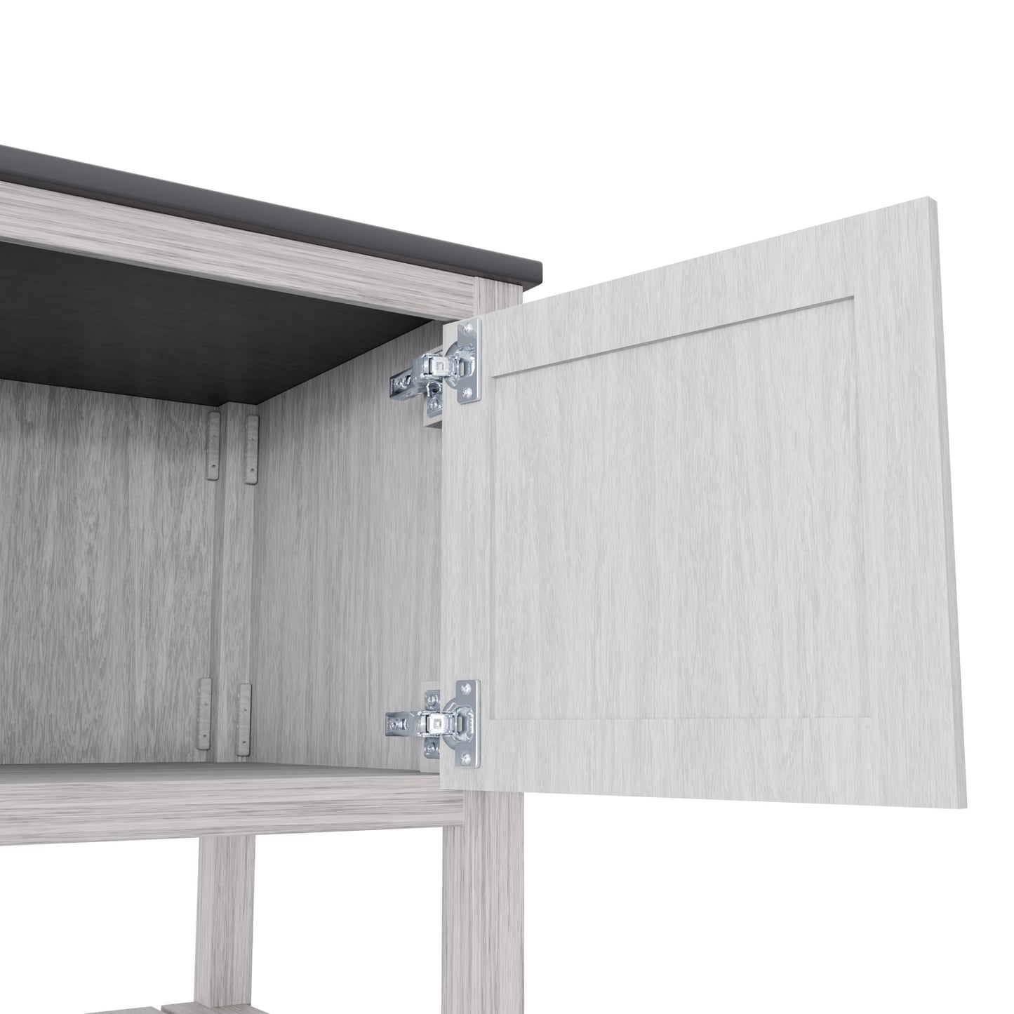 36-inch Vanity with Storm Grey Quartz Counter NOBV-36SG-280