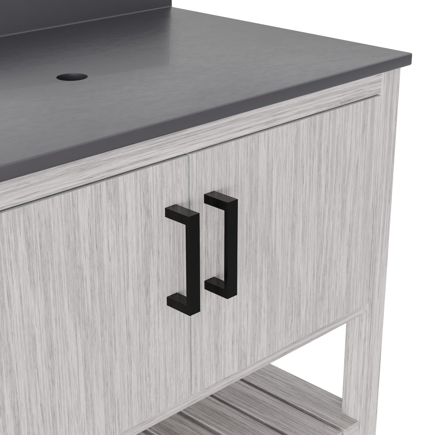 36-inch Vanity with Storm Grey Quartz Counter NOBV-36SG-280