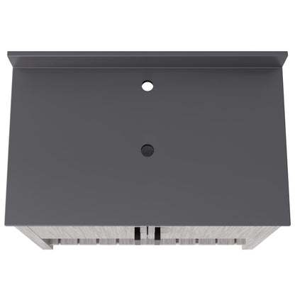36-inch Vanity with Storm Grey Quartz Counter NOBV-36SG-280