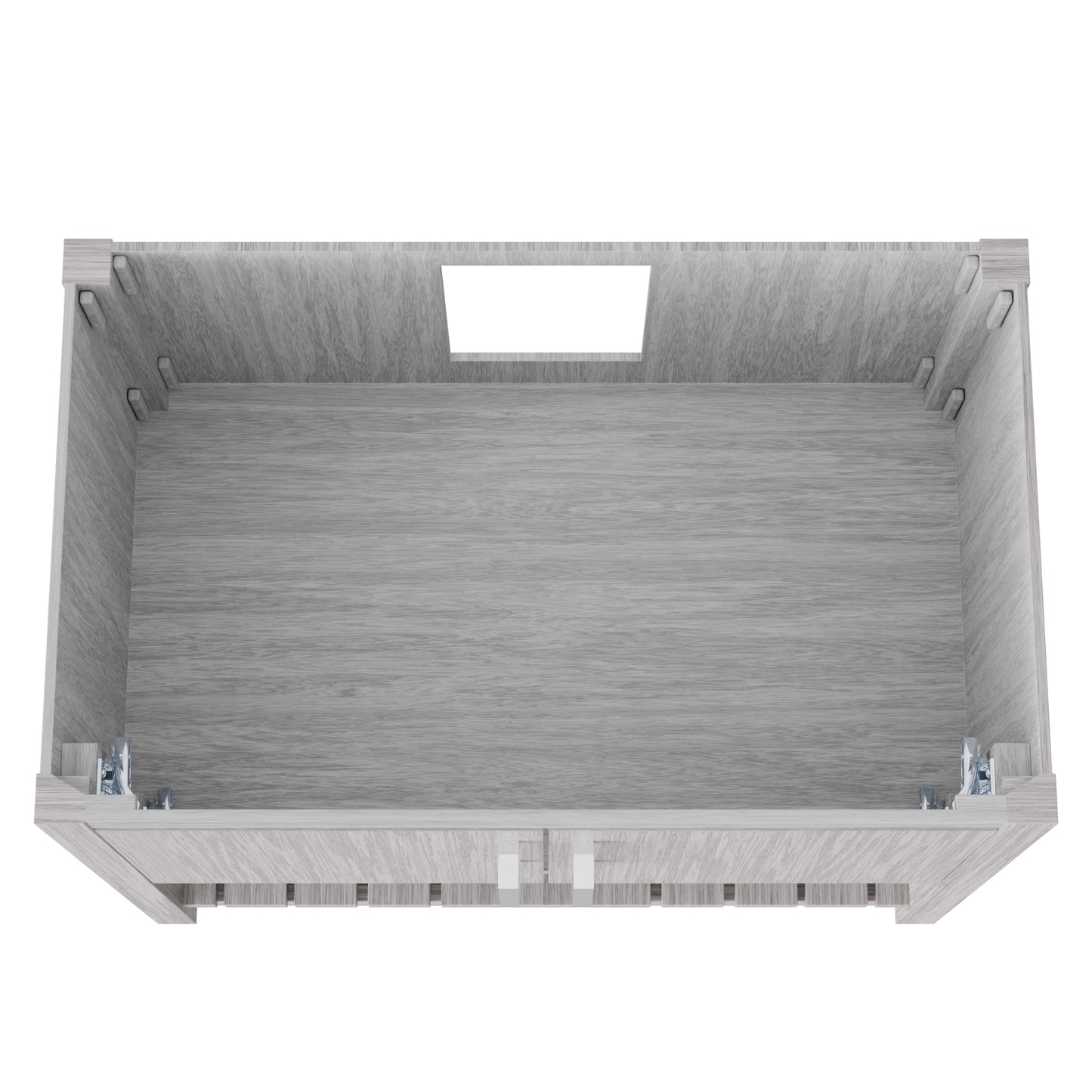 36-inch Storm Grey Novatto bathroom vanity with sleek design, featuring a modern style and high-quality finish.