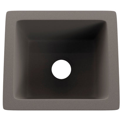 BAJA 18" x 16" Granite Composite Bar Sink in Ash - NKGC-SBBAR-AS