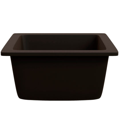 BAJA 18" x 16" Granite Composite Bar Sink in Expresso - NKGC-SBBAR-EX