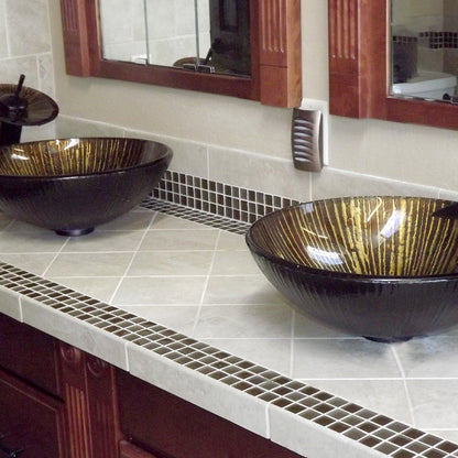 Vessel Sink Mounting Ring in Solid Brass, MR-001 Series