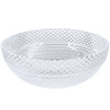 Cristallo Diamond Clear Crystal Glass Vessel Round Bathroom Sink NCG-2408