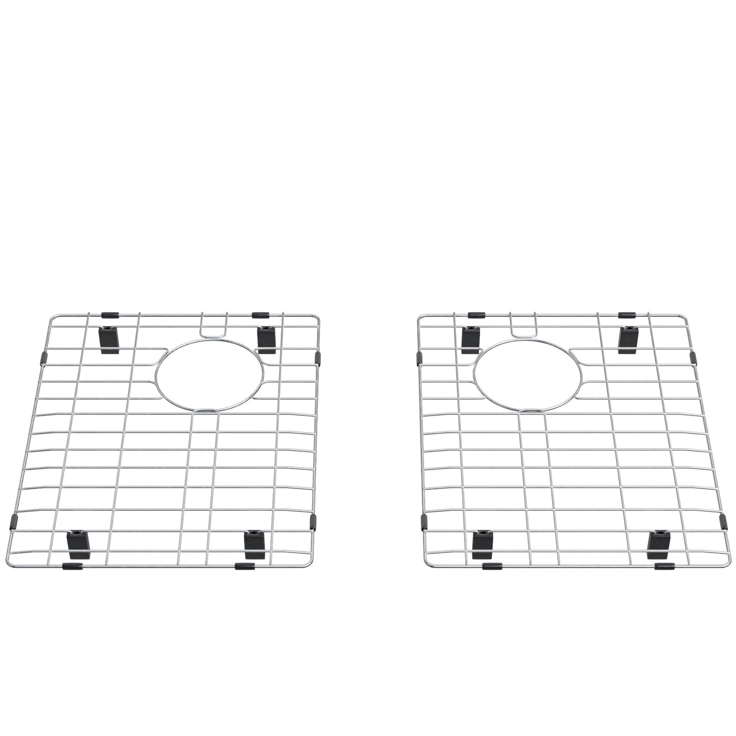 17x 14-inch Pair of Rectangle Stainless Steel Kitchen Sink Grates, NKGC-DBGRATE