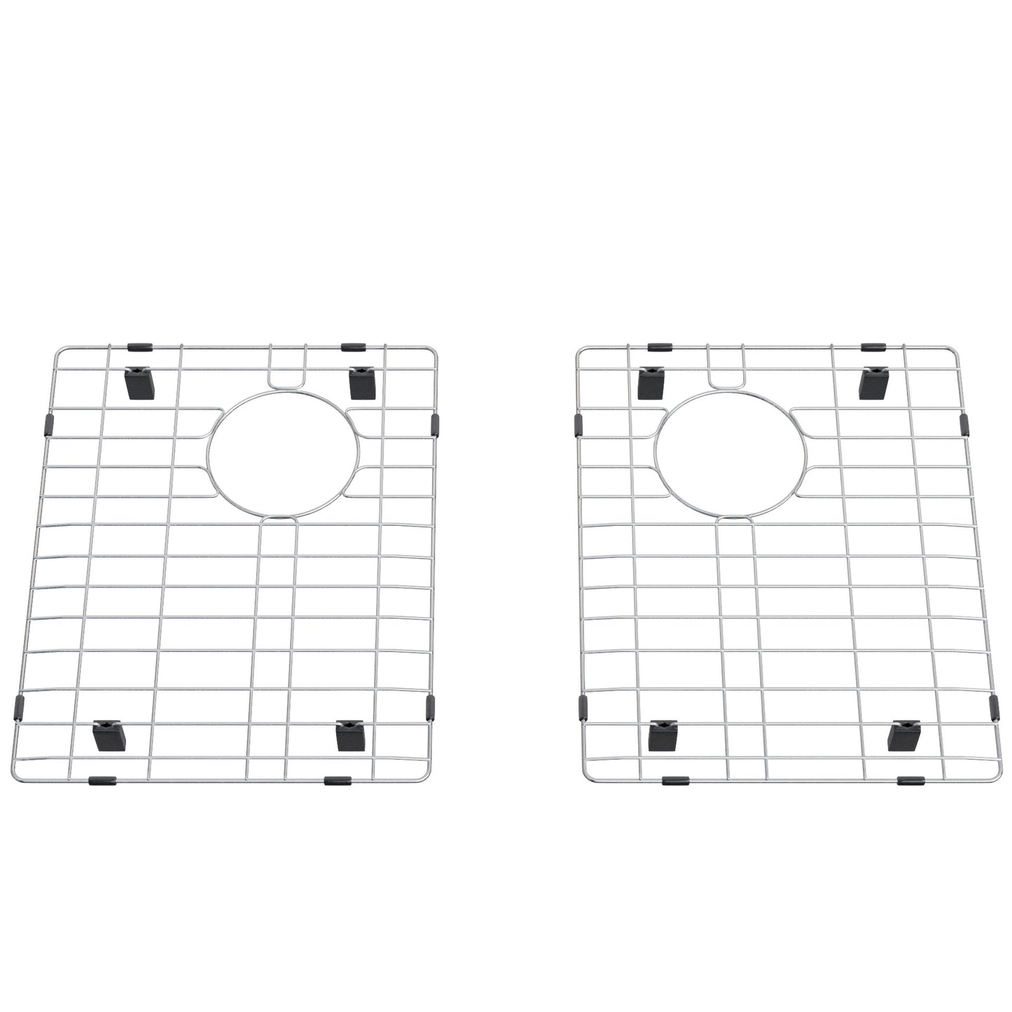 17x 14-inch Pair of Rectangle Stainless Steel Kitchen Sink Grates, NKGC-DBGRATE