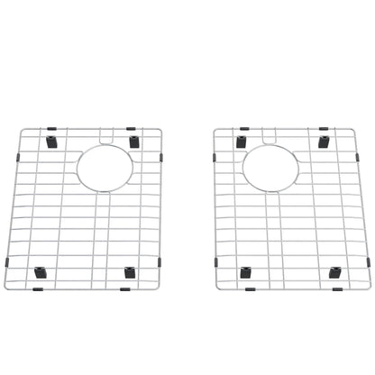 17x 14-inch Pair of Rectangle Stainless Steel Kitchen Sink Grates, NKGC-DBGRATE