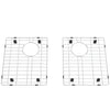 17x 14-inch Pair of Rectangle Stainless Steel Kitchen Sink Grates, NKGC-DBGRATE