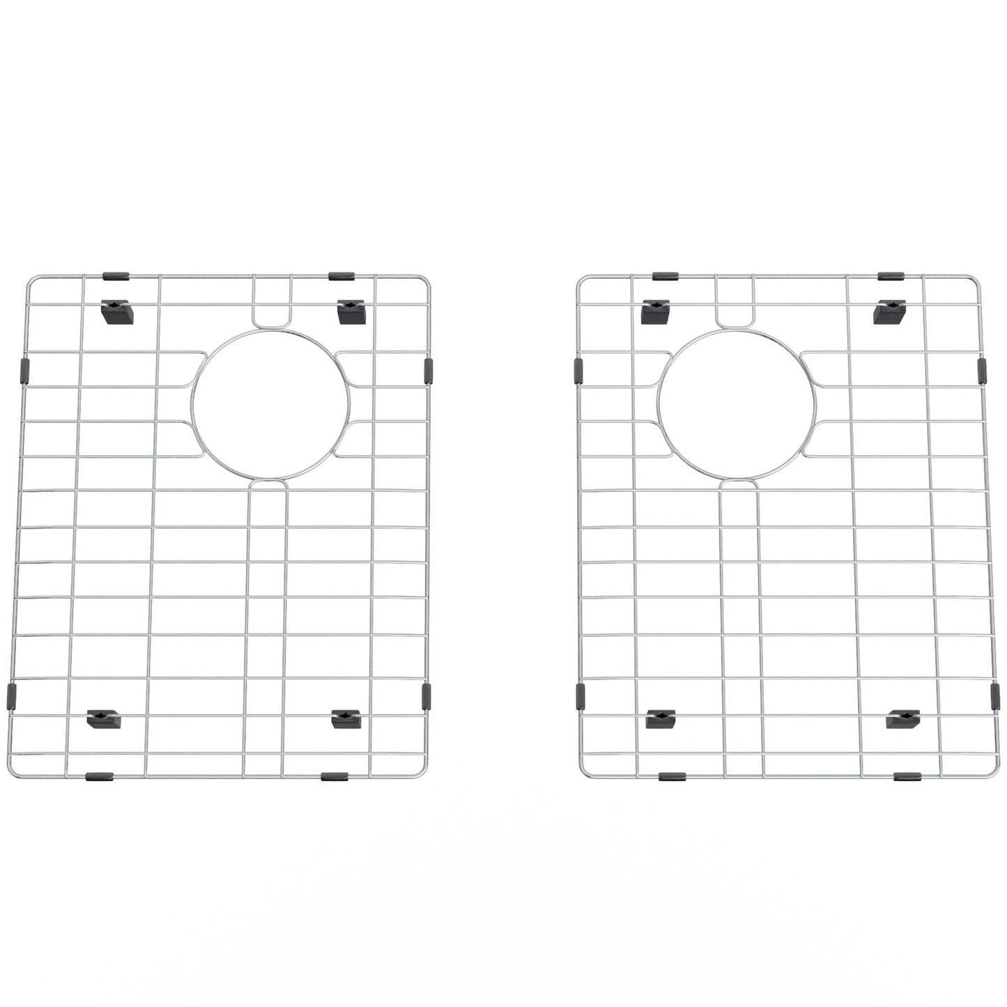 17x 14-inch Pair of Rectangle Stainless Steel Kitchen Sink Grates, NKGC-DBGRATE