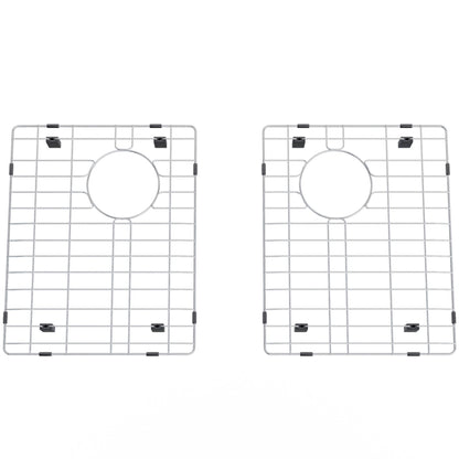 17x 14-inch Pair of Rectangle Stainless Steel Kitchen Sink Grates, NKGC-DBGRATE