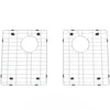 17x 14-inch Pair of Rectangle Stainless Steel Kitchen Sink Grates, NKGC-DBGRATE