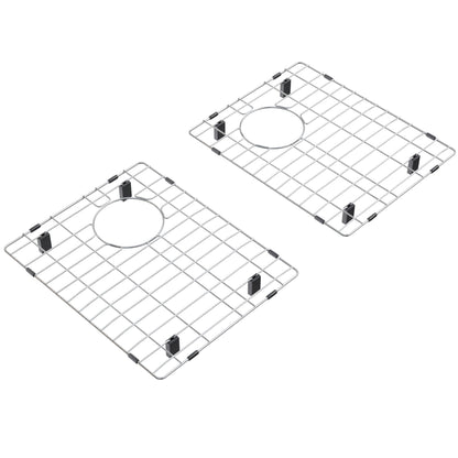 17x 14-inch Pair of Rectangle Stainless Steel Kitchen Sink Grates, NKGC-DBGRATE