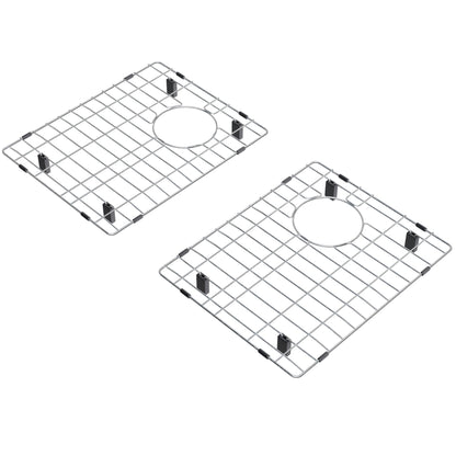 17x 14-inch Pair of Rectangle Stainless Steel Kitchen Sink Grates, NKGC-DBGRATE