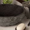 Natural Black Granite Stone Vessel Bath Sink NOSV-AN