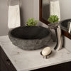 Natural Black Granite Stone Vessel Bath Sink NOSV-AN