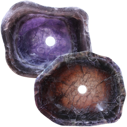 Natural Purple Onyx Irregular Stone Vessel Bath Sink NOSV-PO