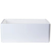 24-Inch Single Bowl Farmhouse Porcelain Kitchen Sink w/Apron, NPK-224922