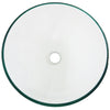 Round Clear Glass Vessel Bathroom Sink Combo Series NSFC-8048011