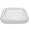 Contemporary White Porcelain Vessel Bathroom Sink TP-V02W
