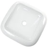 Contemporary White Porcelain Vessel Bathroom Sink TP-V02W
