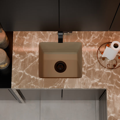 BAJA 18" x 16" Granite Composite Bar Sink in Sand - NKGC-SBBAR-SA